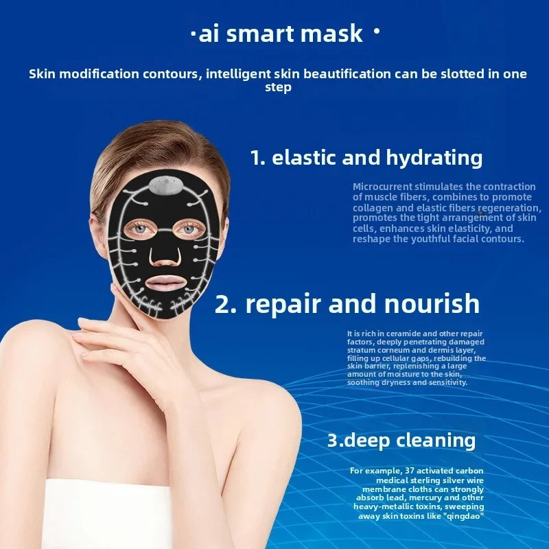 AI Smart Beauty Facial Current Massage